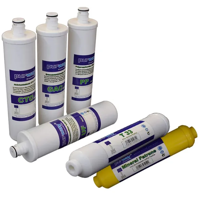 AB Group PUR Booster Quick 7 set filtri ricambio 6 pezzi