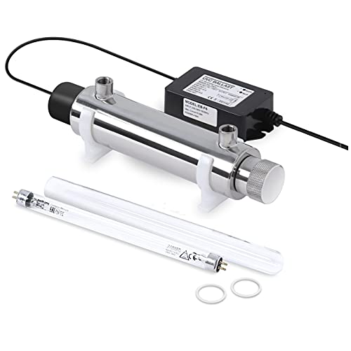 BELLEROFONTE sterilizzatore acqua UV 6W 2 l/min inox