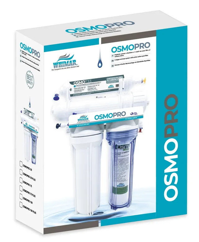 Whimar OsmoPro 50 GPD impianto osmosi 4 stadi