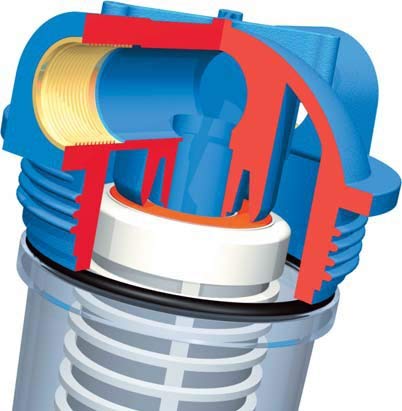 AB Group DP3 PFAPCBPCA filtro acqua 3/4" 0,3 micron