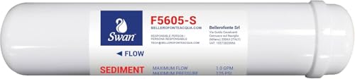 Bellerofonte Swan Set 2 Filtri in Linea 12" Sedimenti+GAC Argento