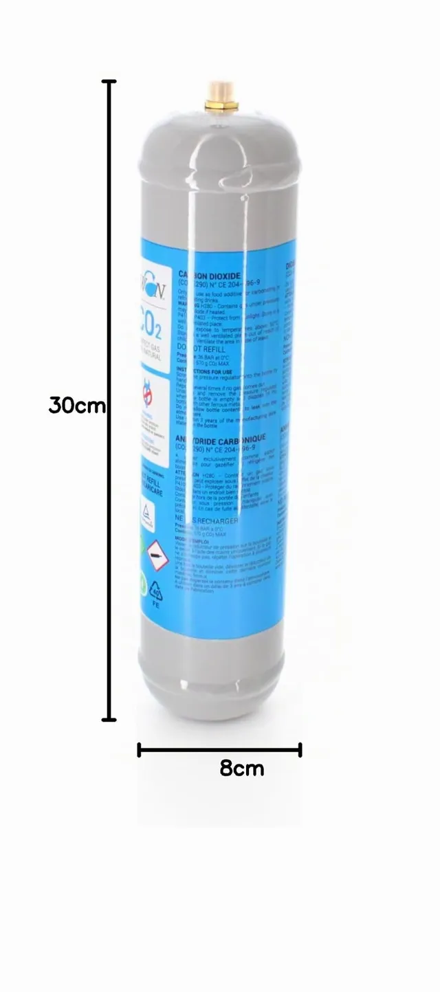 Swan Bombole CO2 600g per Gasatore 3 Pezzi E290 Alimentare