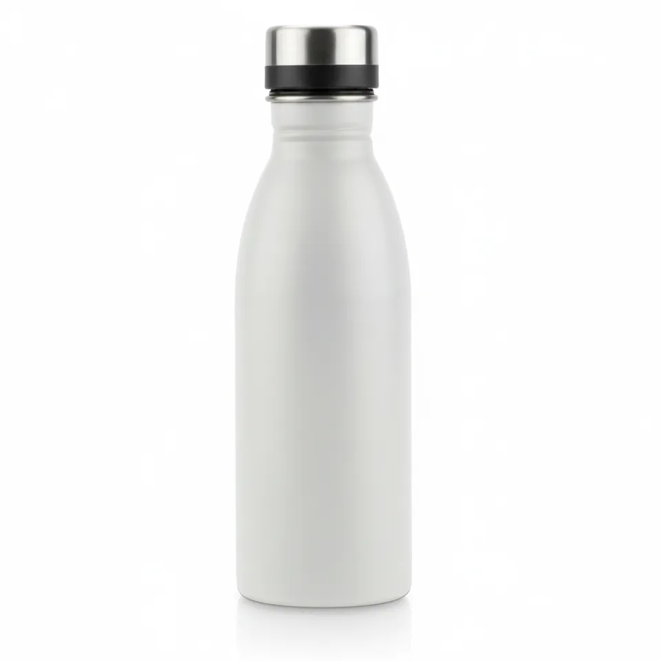 Acqua-Club Eco Delux Borraccia Acciaio 500ml Bianca