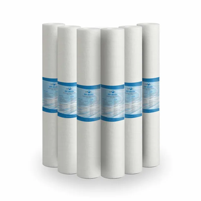 Bellerofonte Filtro 20" cartuccia sedimenti 5 micron 6 pezzi