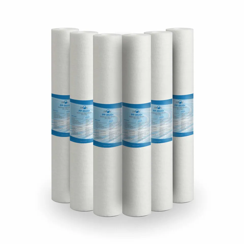 Bellerofonte Filtro 20" cartuccia sedimenti 5 micron 6 pezzi