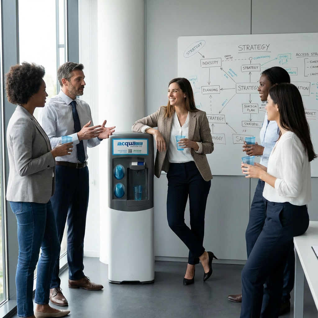 EBAC EMAX erogatore acqua rete idrica ambiente e fredda doppio portabicchieri
