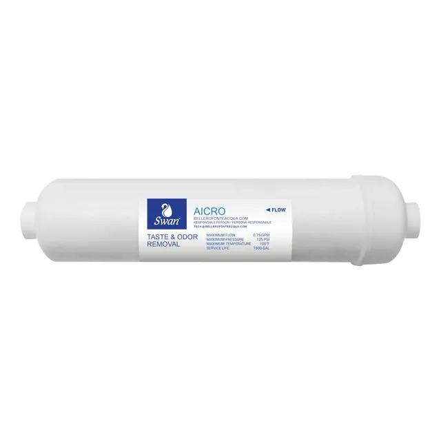 Bellerofonte AICROSW Filtro Linea 10" Carbone Vegetale GAC