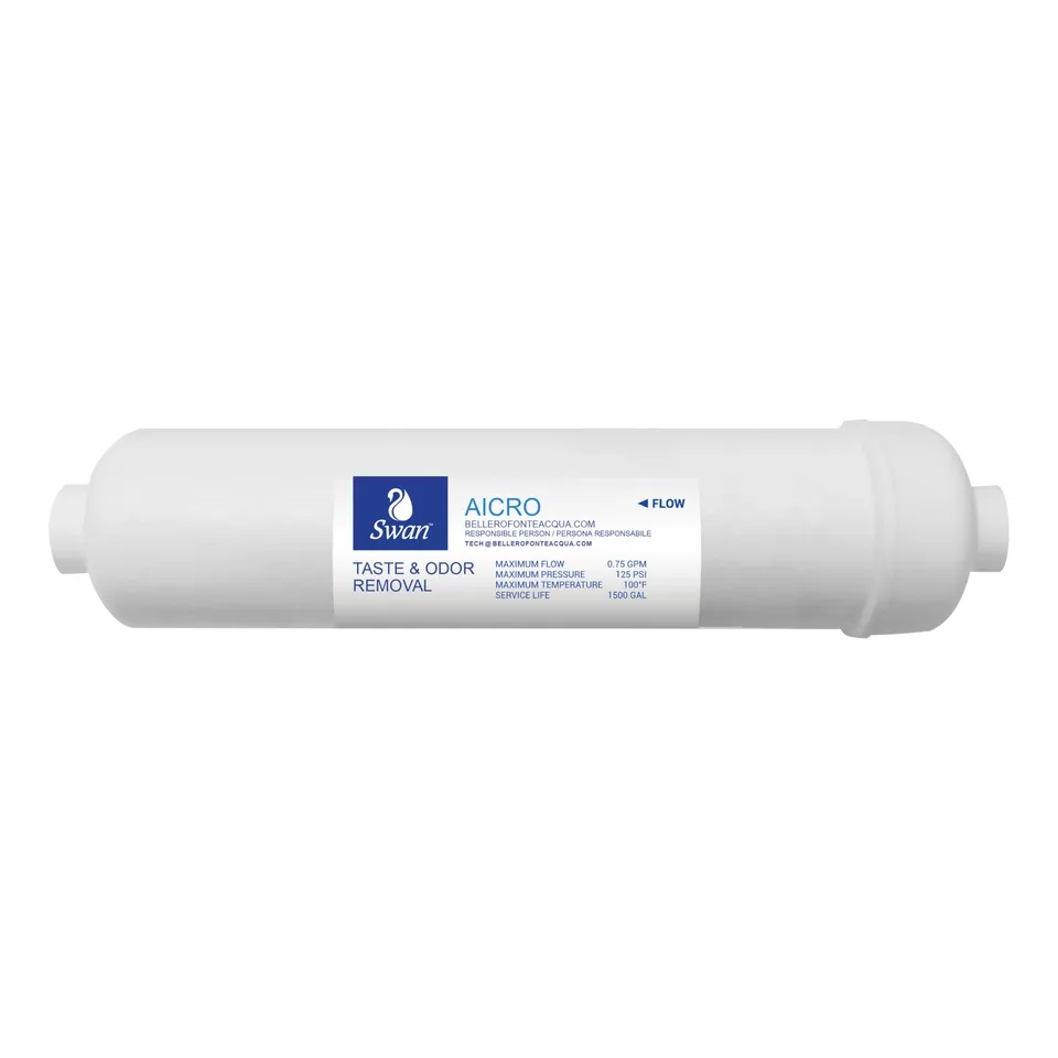 Bellerofonte AICROSW Filtro Linea 10" Carbone Vegetale GAC