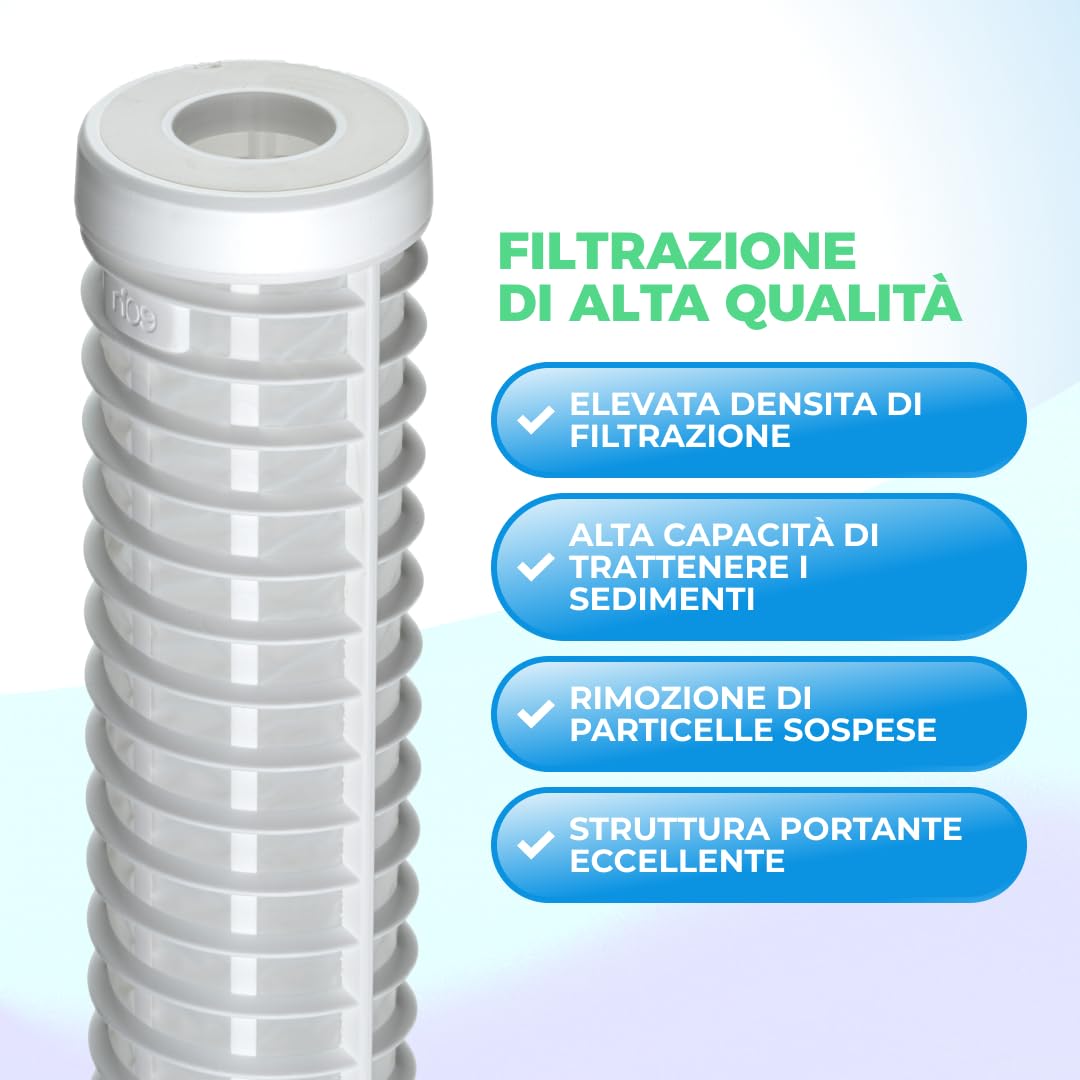 WK Cartuccia Nylon 5" 60 Micron Lavabile 1 Pezzo