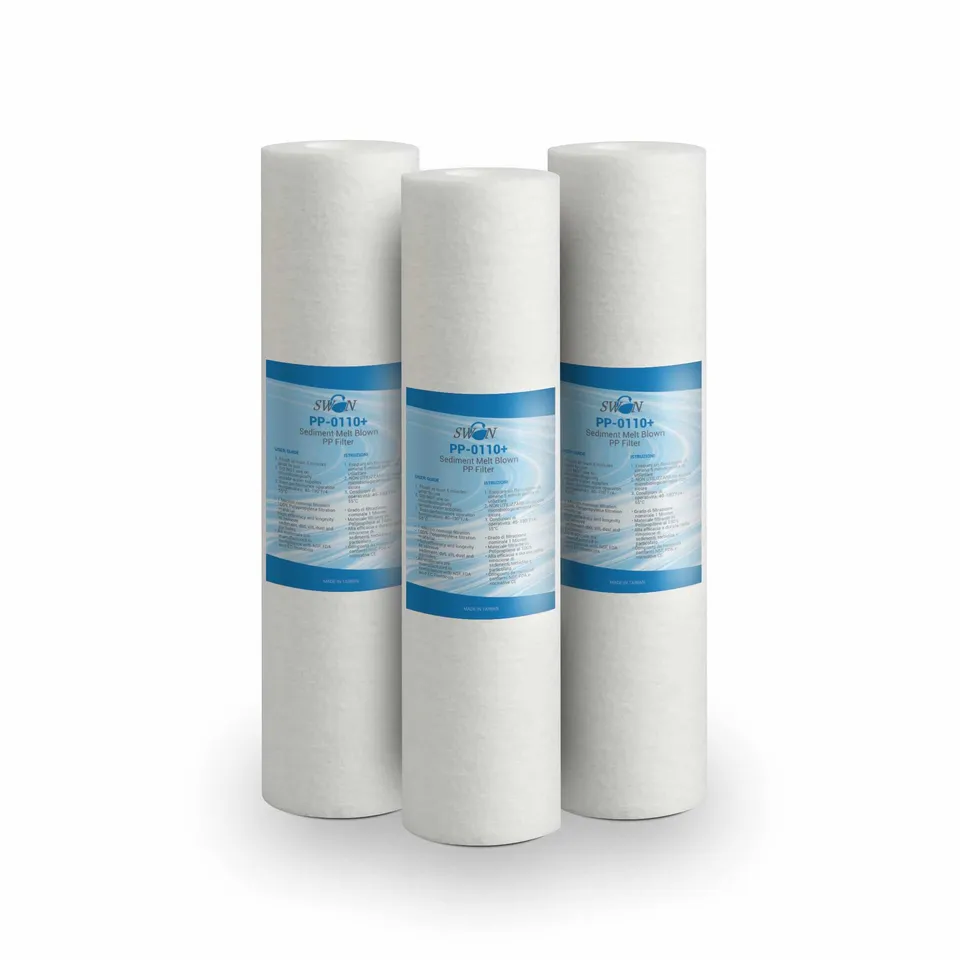 Bellerofonte filtro sedimenti 10" 1 micron 3 pezzi