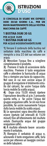 WK Express decalcificante macchine caffè 5 bustine