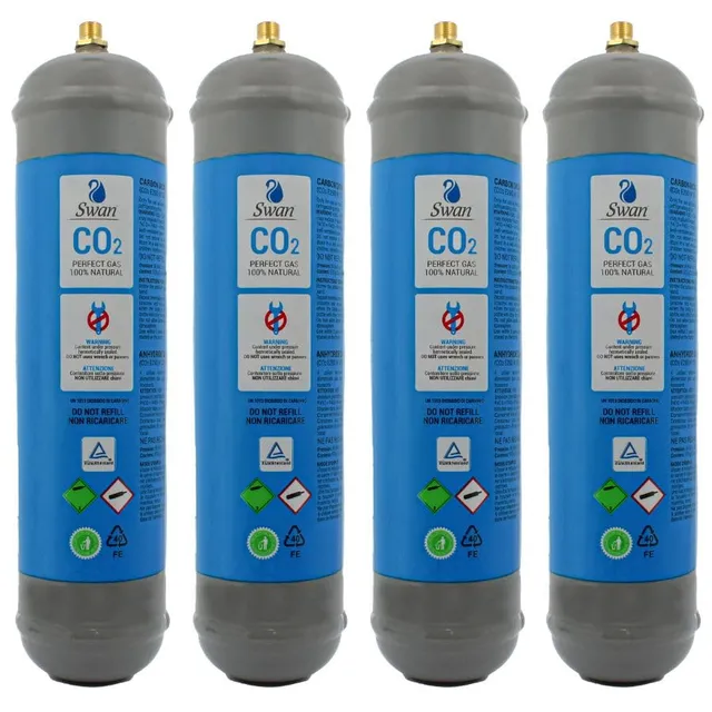Bellerofonte CO2 600g bombole gasatore 4 pezzi E290