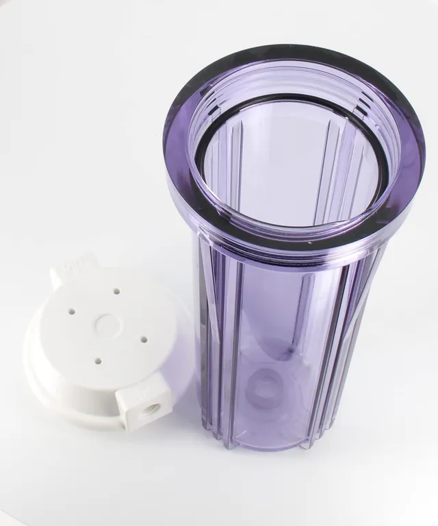 Bellerofonte Tazza 10" portafiltro acqua 1/4" trasparente