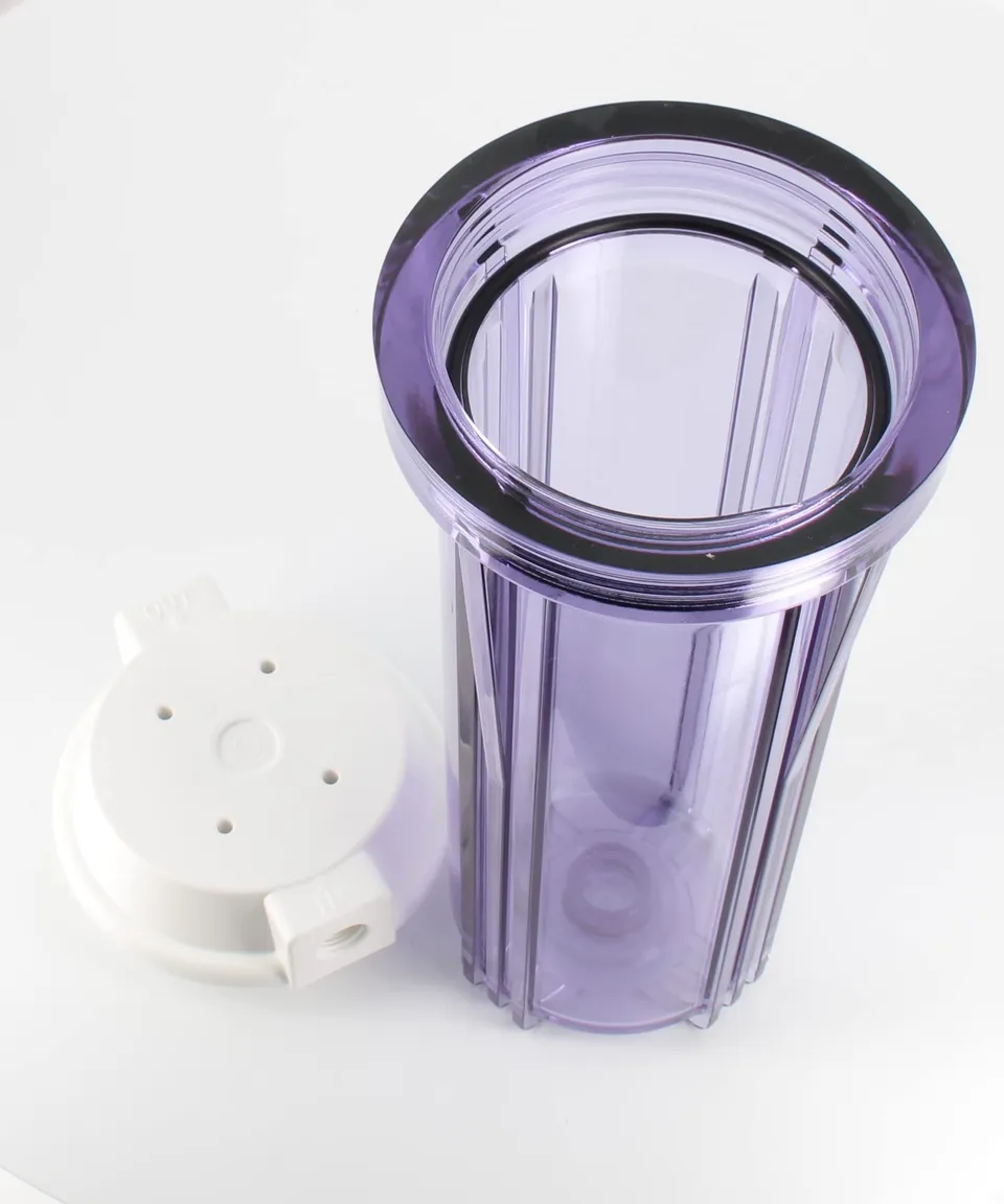 Bellerofonte Tazza 10" portafiltro acqua 1/4" trasparente