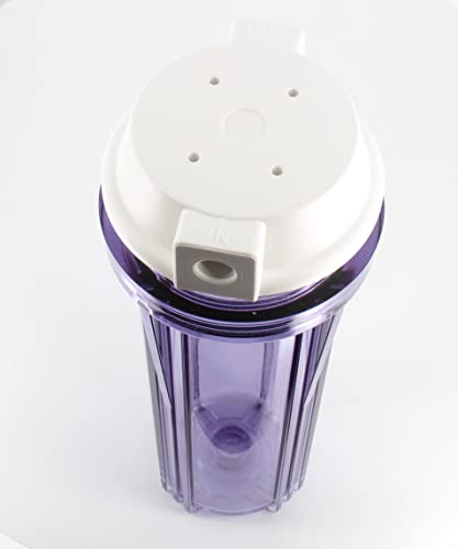 Bellerofonte Tazza 10" portafiltro acqua 1/4" trasparente