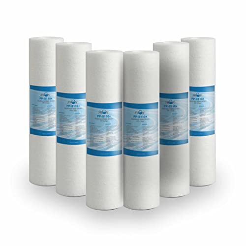 Bellerofonte Filtro Sedimenti 10" 1 Micron Cartuccia 6 Pezzi