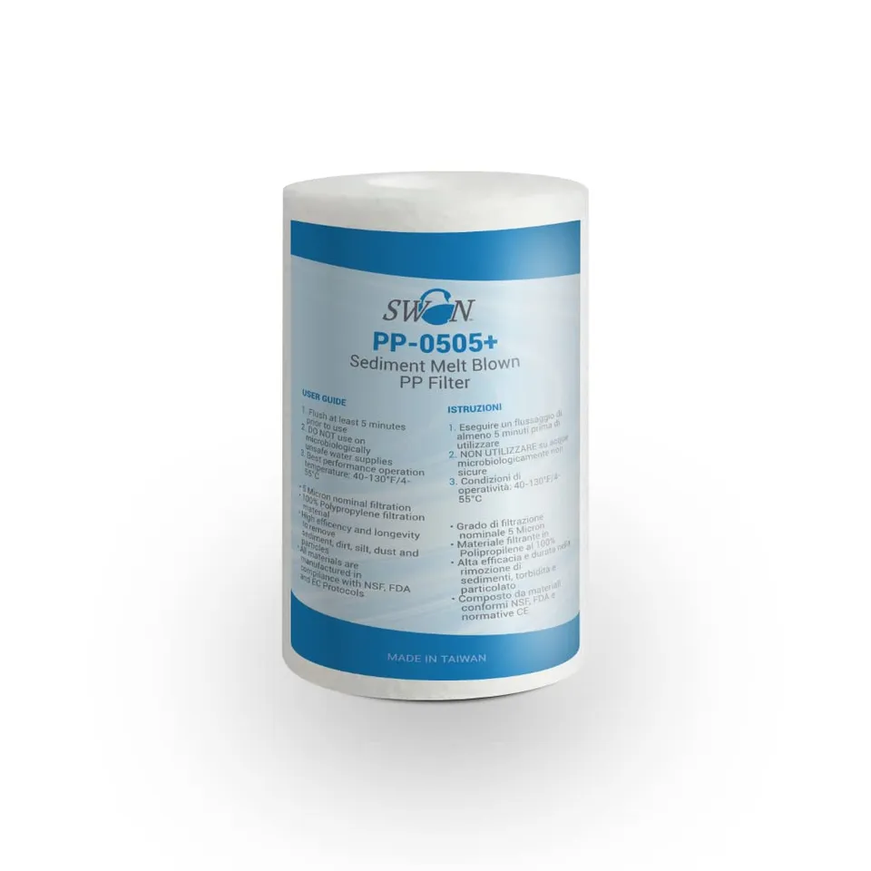 Bellerofonte Filtro Sedimenti 5 Pollici 5 Micron Cartuccia PP