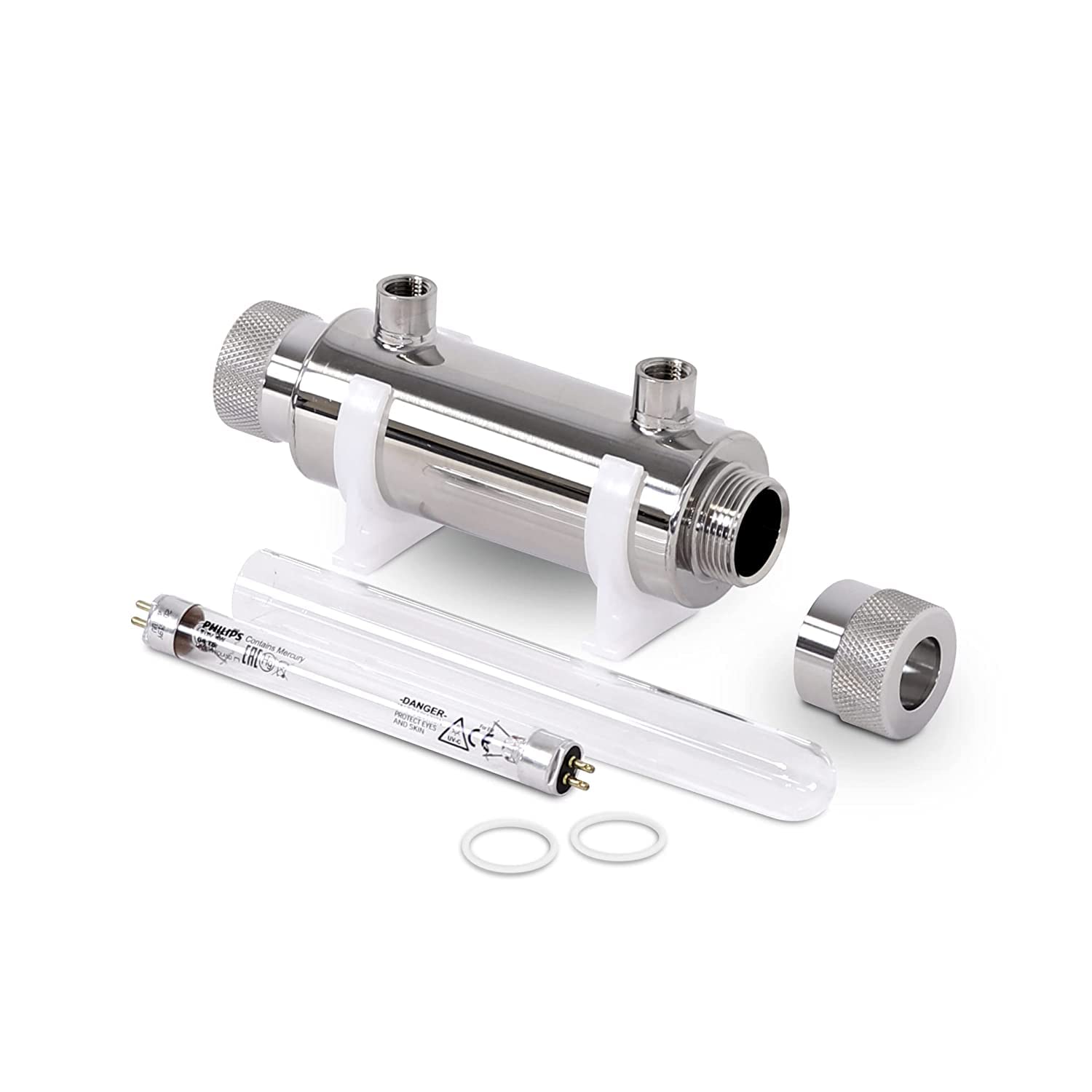 Bellerofonte Sterilizzatore 4W sterilizzatore UV 1,5 l/min inox
