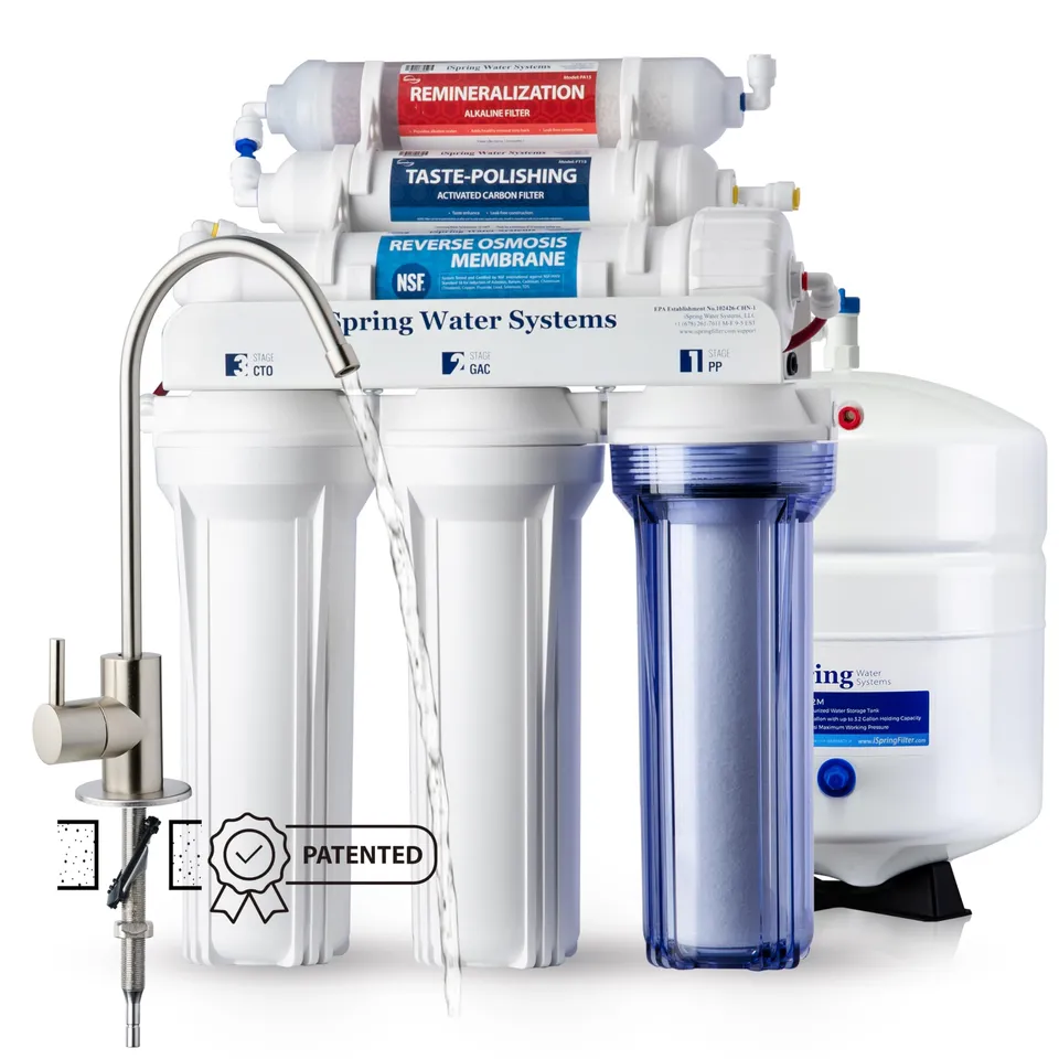 iSpring RCC7AK Depuratore Osmosi 75 GPD 6 Stadi Nichel