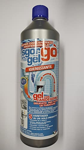 WK Sgorgò Gel Disgorgante Scarichi 1 Litro Professionale