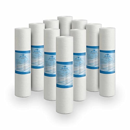 Bellerofonte Filtro Sedimenti 10" 25 Micron Cartuccia 10 Pezzi