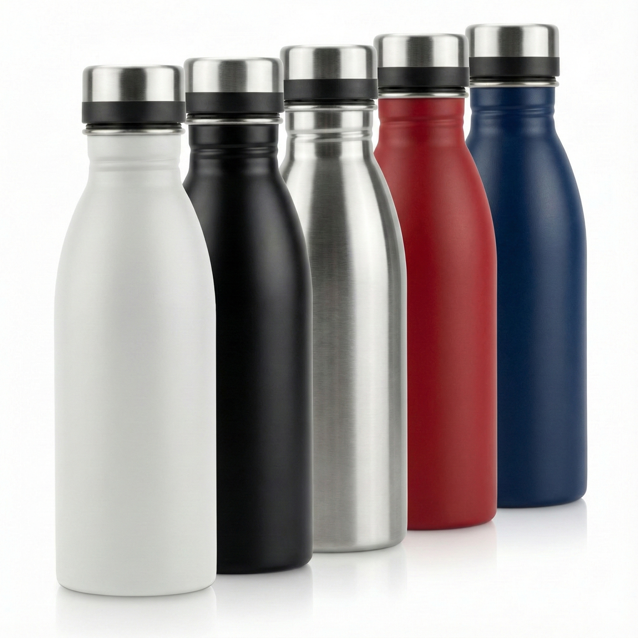 Acqua-Club Eco Delux Borraccia Acciaio 500ml Bianca