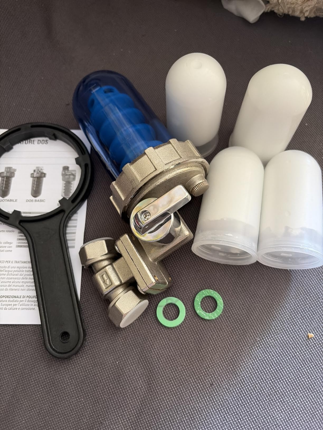WK Dosatore Polifosfato Caldaia Ruotabile + 4 Pastiglie