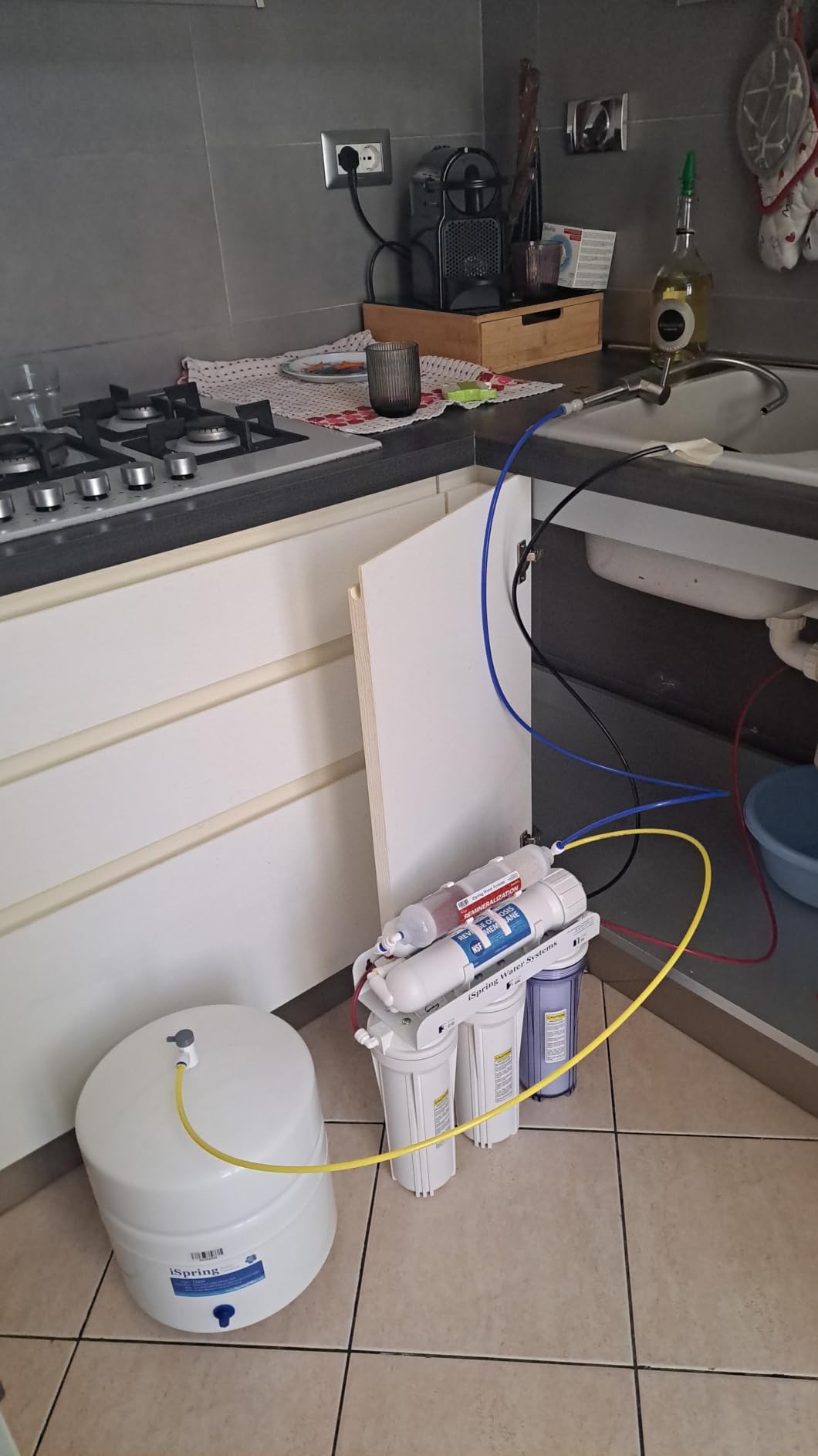 iSpring RCC7AK Depuratore Osmosi 75 GPD 6 Stadi Nichel