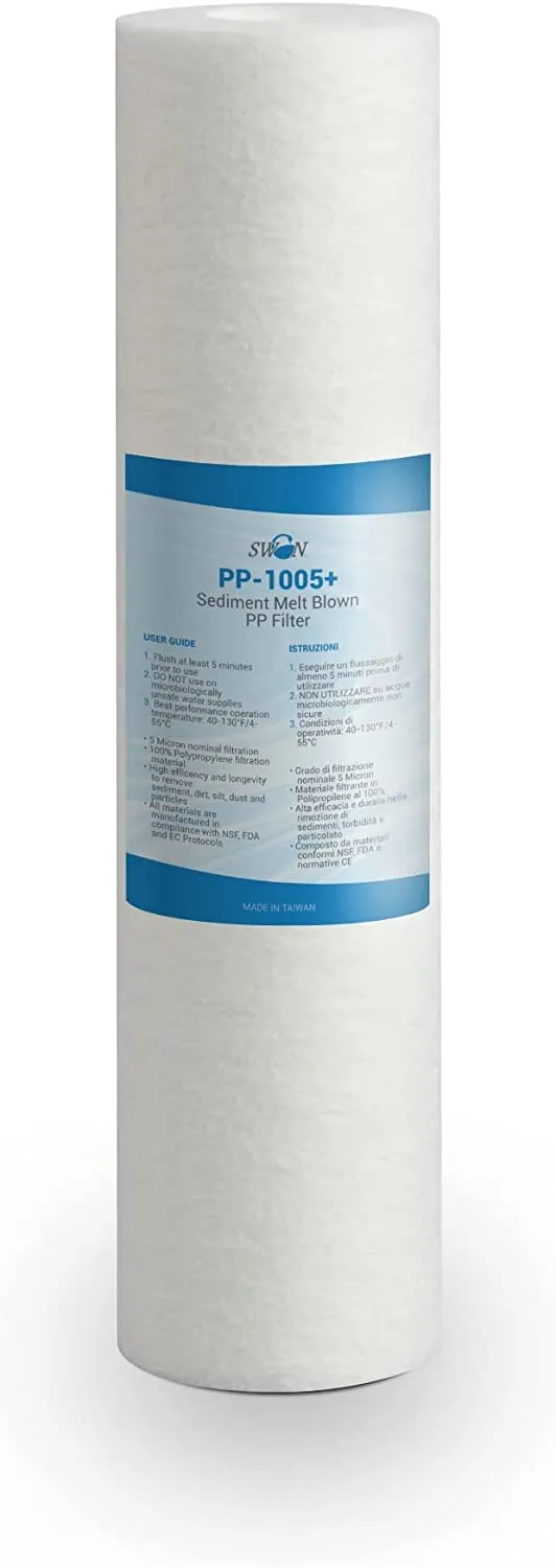 Bellerofonte Swan 10" cartuccia sedimenti 5 micron